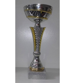 Puchar złoto-srebrny LIŚĆ 15311 - 30,5 cm