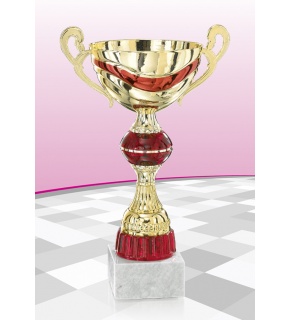 Puchar metalowy RED - 33063 - 34 cm