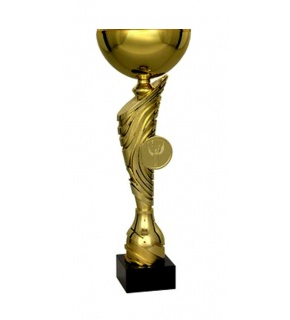 Puchar metalowy złoty 8166 - 31 cm